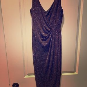 Beautiful black and gold sequin midi!
